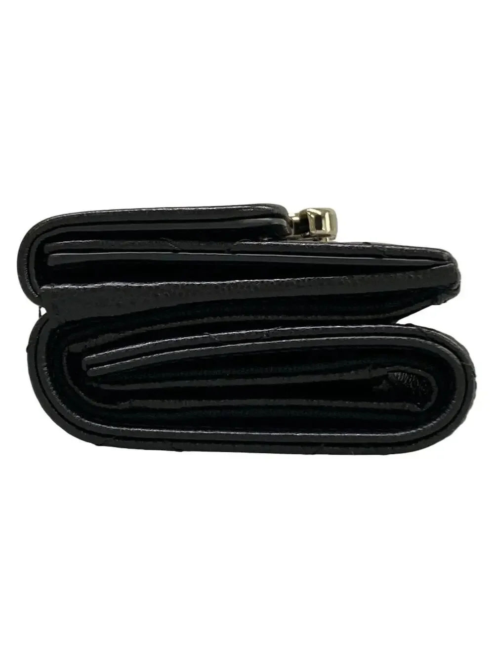 Chanel Small Flap Wallet Matrasse Black #278605C13B